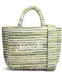 Marc Ellis - Buby L Indy Bead-Embellished Logo-Patch Medium Tote Bag - Lyst