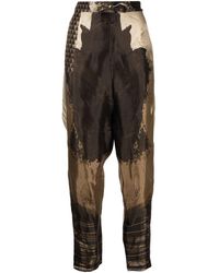 Masnada - Graphic-print Trousers - Lyst
