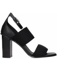 Max Mara - Block-Heel Ankle-Strap Sandals - Lyst