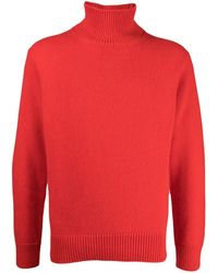 Laneus - Roll-neck Knitted Jumper - Lyst