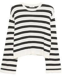 Soft Goat - Striped Long-Sleeve Sweater - Lyst