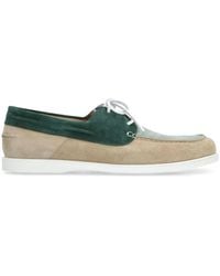 Doucal's - Suede Boat Shoes - Lyst