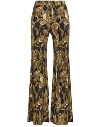 Maliparmi - Lily's Ballet Printed Flared Trousers - Lyst