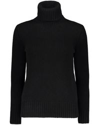 Moorer - Ribbed-Knit Roll-Neck Sweater - Lyst
