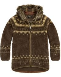 RRL - Giacca Con Motivo Jacquard - Lyst