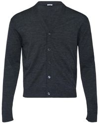 Jil Sander - V-Neck Long-Sleeve Cardigan - Lyst
