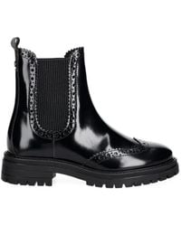 Barbour - Fawne Brogue-Detail Chelsea Boots - Lyst
