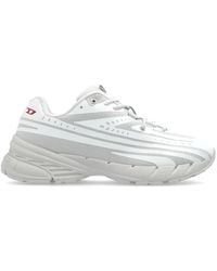 DIESEL - D-Airspeed Low-Sneakers rayées en ripstop enduit - Lyst