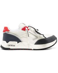 Off-White c/o Virgil Abloh - Kick Off Leather Sneakers - Lyst