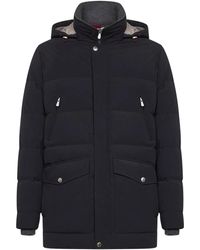 Brunello Cucinelli - ハイネック キルティングジャケット - Lyst