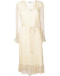 Essentiel Antwerp Jurk Met Stippen - Naturel