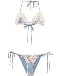 Zimmermann - 'crochet cascadian' bikini - Lyst