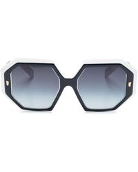 Cutler and Gross - 9324 Square Geometric-frame Sunglasses - Lyst