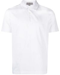 Canali - Knitted Polo Shirt - Lyst