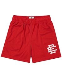 Eric Emanuel - Short En Mesh À Logo Imprimé - Lyst