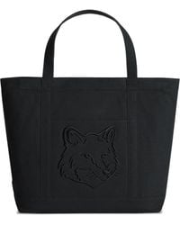 Maison Kitsuné - Große Fox Head Tote Bag - Lyst