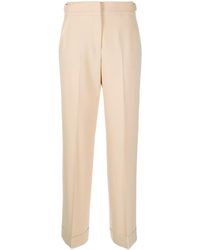 Peserico - Turn-up Cuff Tailored Trousers - Lyst
