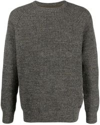 Barbour - Ribbed-Knit Long-Sleeve Jumper - Lyst