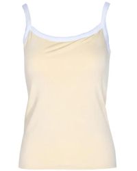 Dorothee Schumacher - Contrast-Trim Sleeveless Top - Lyst