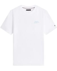 Tommy Hilfiger - Logo-Detail T-Shirt - Lyst