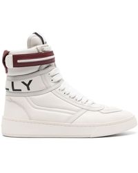 Bally - Zapatillas altas con detalle de rayas - Lyst