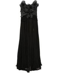 IRIS SERBAN - Neckholder-Kleid Mit Spitzenkragen - Lyst