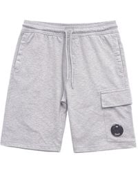 C.P. Company - Patch Pocket Drawstring Shorts - Lyst