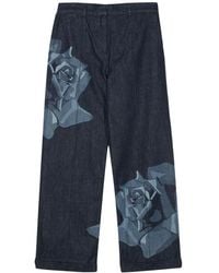 KENZO - Rose ストレートジーンズ - Lyst