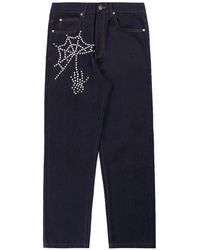 Boredom Kills - Spider Stud-Embellished Jeans - Lyst