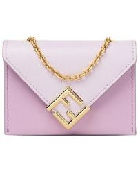 Fendi - Ff Diamonds Card Case - Lyst
