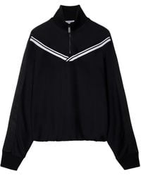 Off-White c/o Virgil Abloh - Sportjacke Mit Logo-Streifen - Lyst