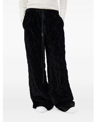 Ann Demeulemeester - Paisley-Embroidered Velvet Trousers - Lyst