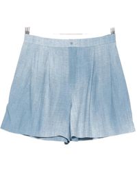 Ermanno Scervino - Pleated Buttoned Shorts - Lyst