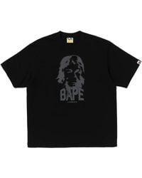 A Bathing Ape - T-Shirt mit Beethoven-Print - Lyst