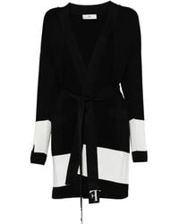 Elisabetta Franchi - Cárdigan con panel a rayas - Lyst