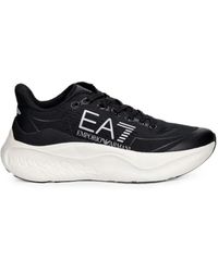 EA7 - Logo-Print Chunky-Sole Sneakers - Lyst