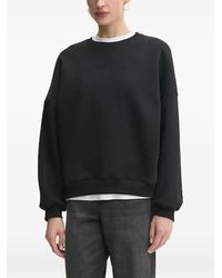 La Mania - Sweatshirt Mit Logo-Stickerei - Lyst