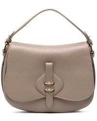 Coccinelle - Sac Porté Épaule En Cuir À Logo - Lyst