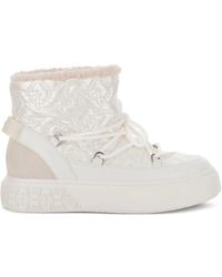 Pinko - Quilted Platform Boots - Lyst