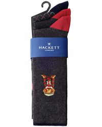 Hackett - Lot De Trois Paires De Chaussettes Harry - Lyst