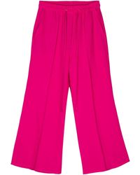 Alysi - High-waist Cropped Trousers - Lyst