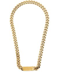 DSquared² - Collar de cadena con placa con logo - Lyst