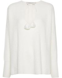 Golden Goose - Tassel Detail Ribbed Knit Sweater - Lyst
