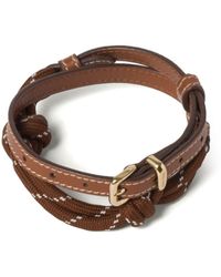 Miu Miu - Wrap-around Leather Bracelet - Lyst