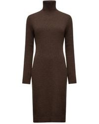 MM6 by Maison Martin Margiela - Abito A Coste A Collo Alto - Lyst