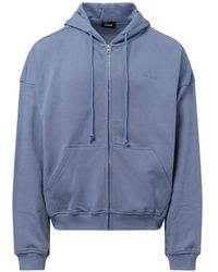 we11done - Graphic-Print Zip-Up Hoodie - Lyst
