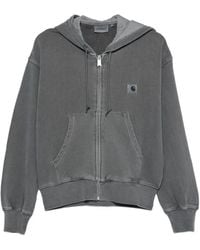 Carhartt - Nelson Logo-Patch Zip-Fastening Hoodie - Lyst