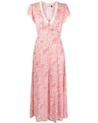 RIXO London - Clarice Floral-print Cotton Night Dress - Lyst