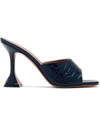 AMINA MUADDI - 95Mm Lupita Heeled Mules - Lyst