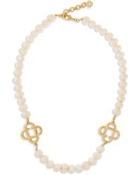 Casablanca - Logo-charm Pearl Necklace - Lyst